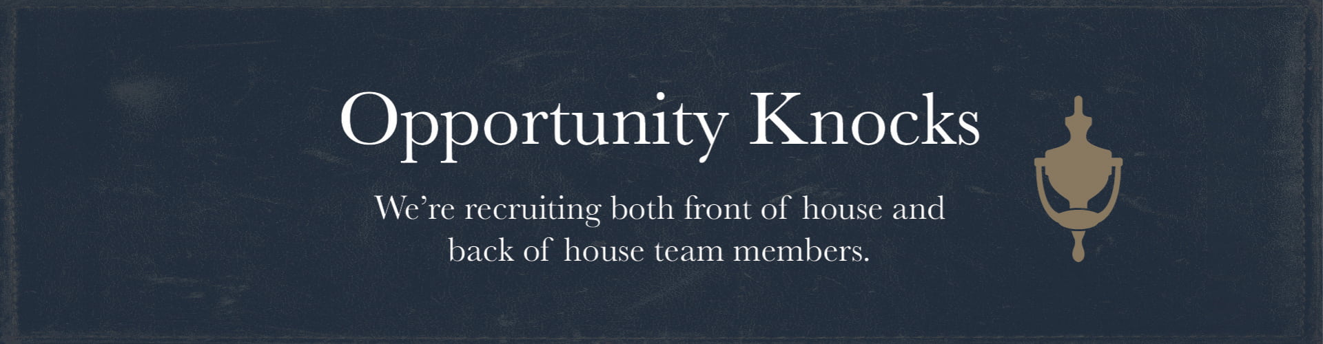 Find a new job with The Chapter Collection
