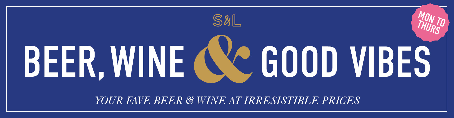 Beer & Wine offer at Slug & Lettuce(d)(d)