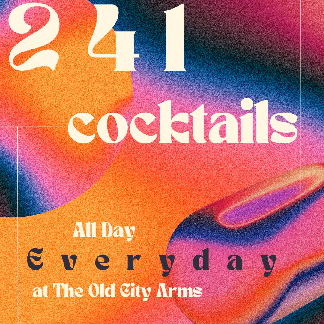 2 for 1 Cocktails Thursday