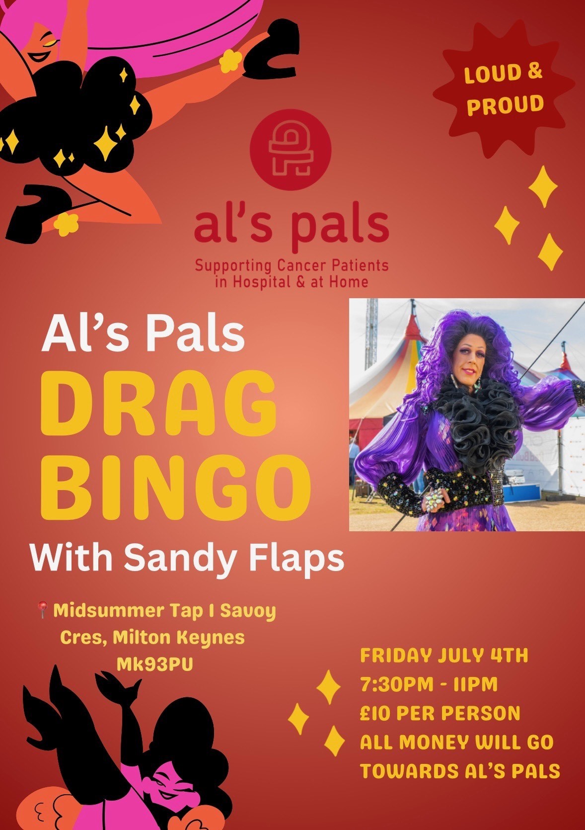 Al's Pals Drag Bingo - top floor