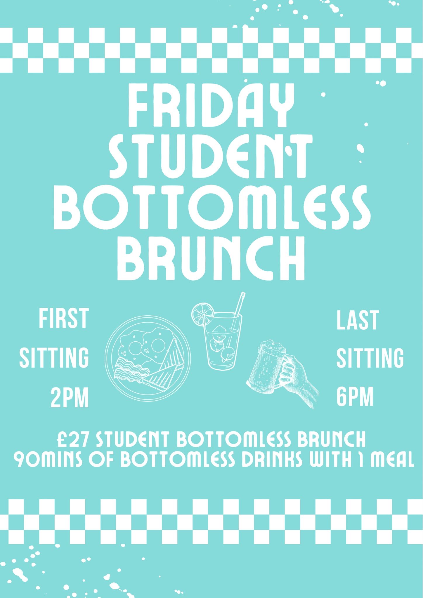 Student bottomless brunches