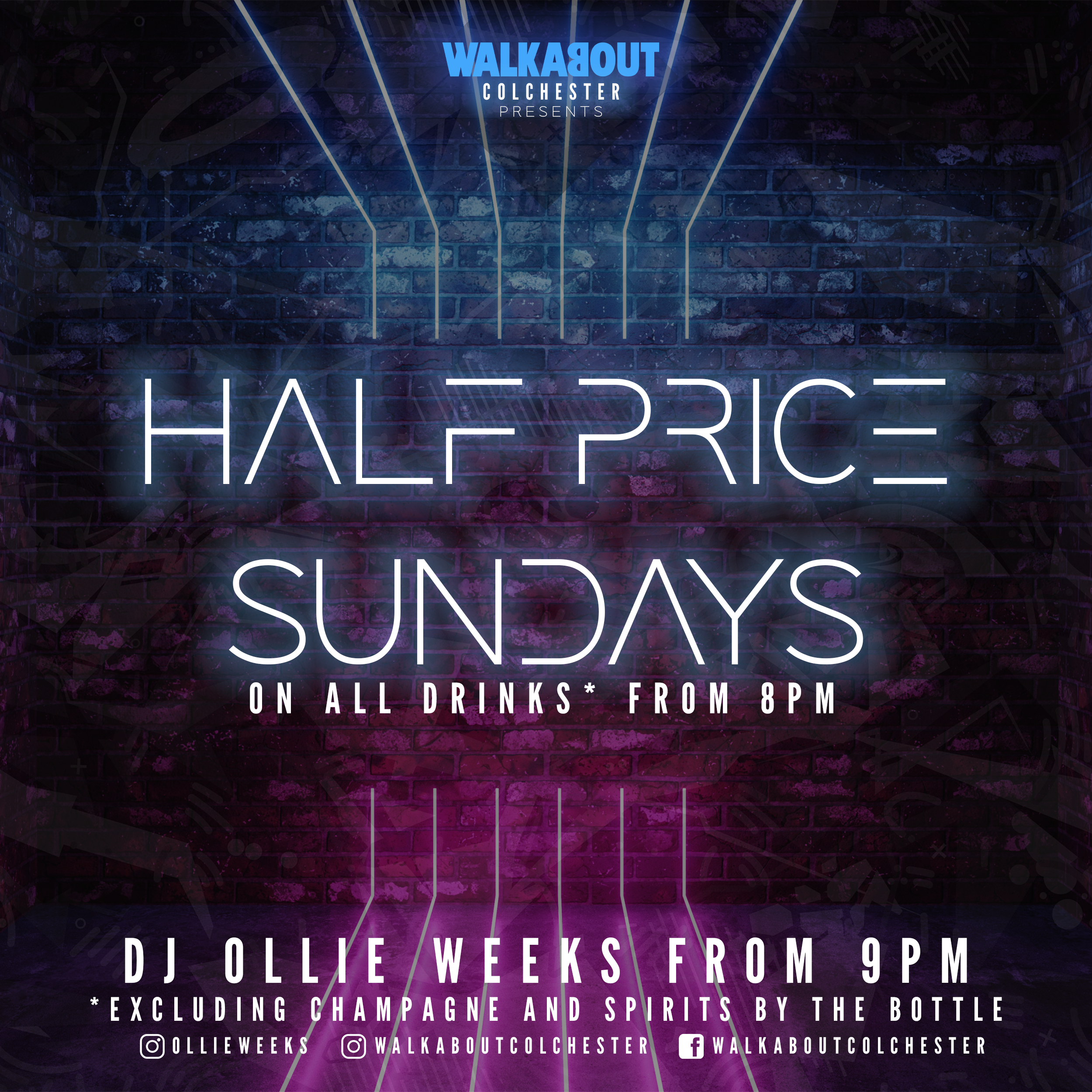 Half Price Sundays