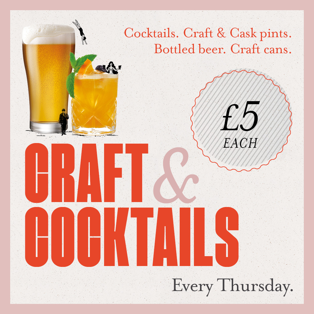 Craft and Cocktails Thursdays