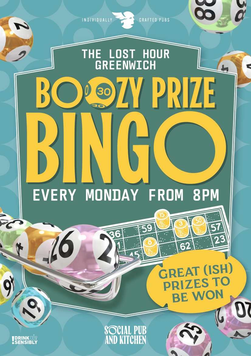 Boozy Prize Bingo