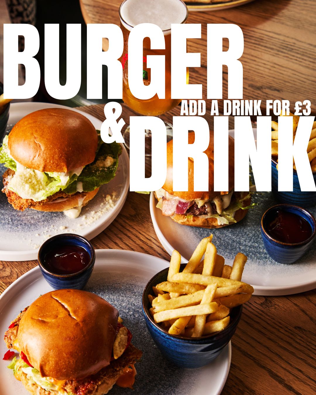 Burger And Drink 