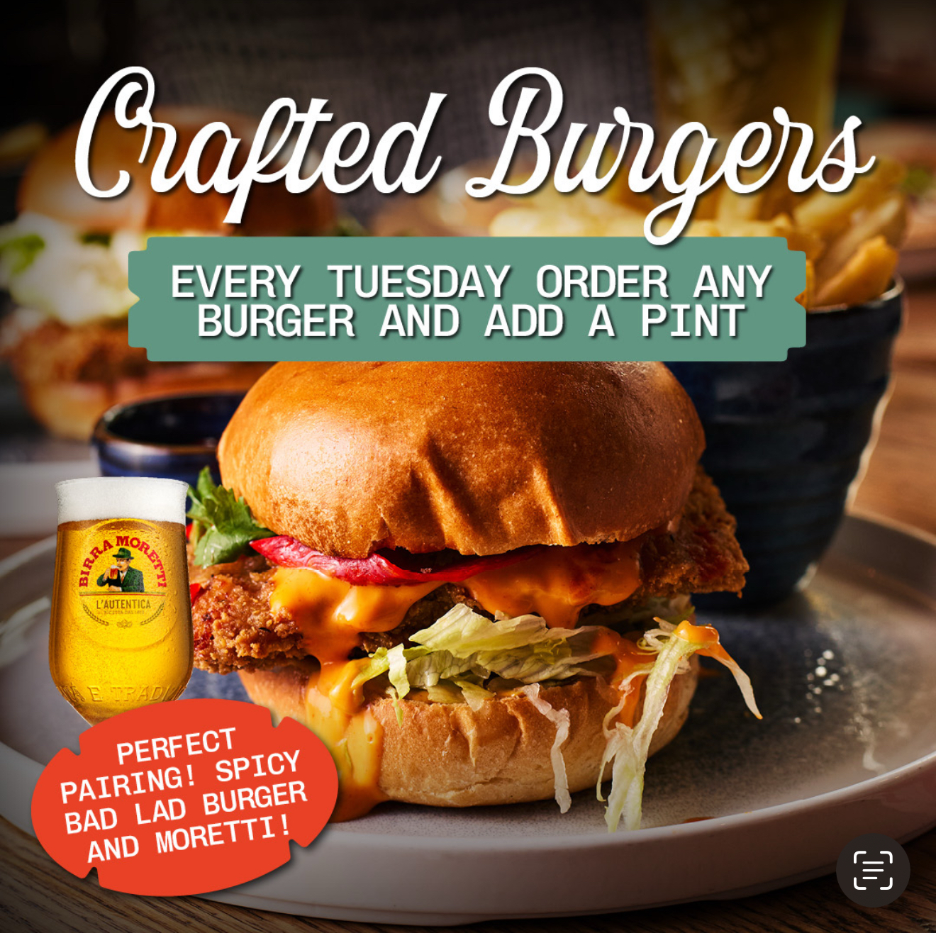 Crafted Burger Tuesdays