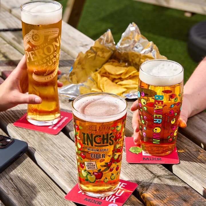 Beer garden in Wetherby Beer garden in Wetherby