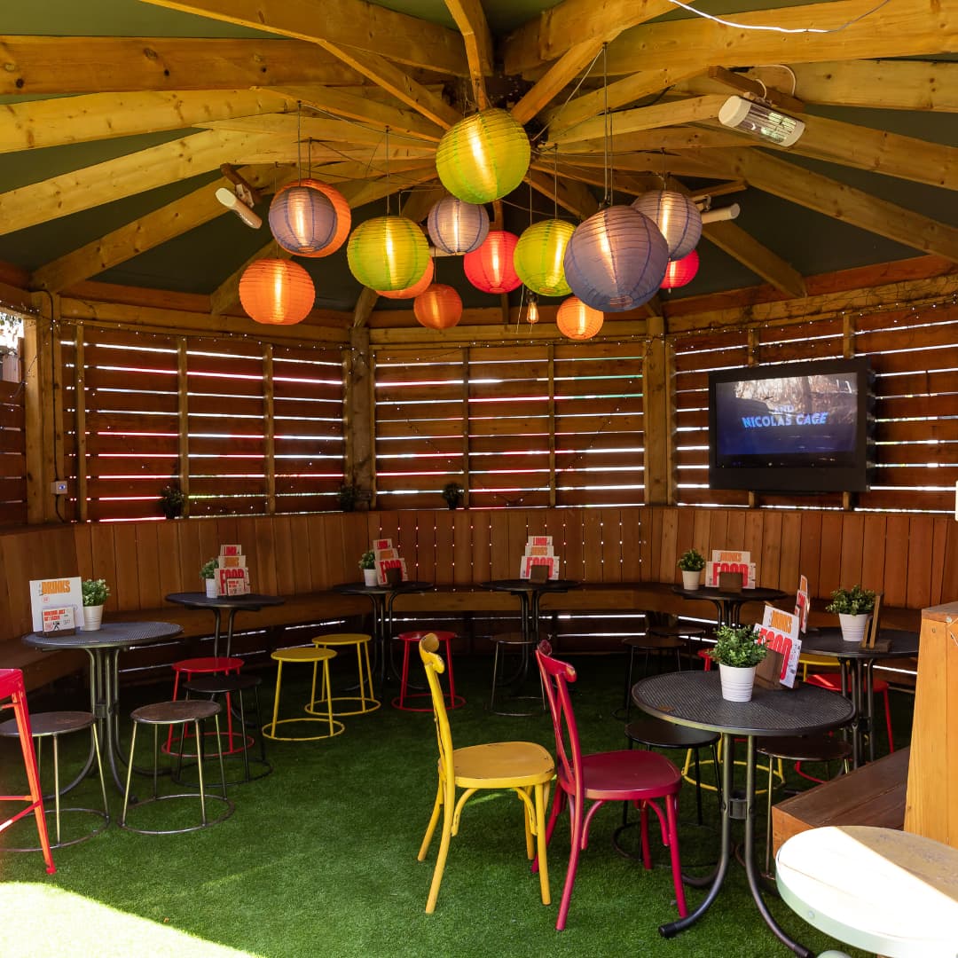 Beer Garden in London at Minories London (d) Beer Garden in London at Minories London (d)