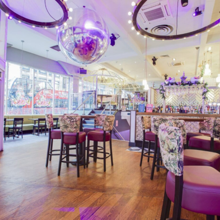 Dining area in Slug and Lettuce Liverpool Dining area in Slug and Lettuce Liverpool