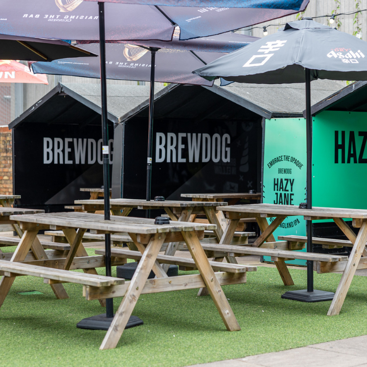 Outdoor Beer Garden in Birmingham Outdoor Beer Garden in Birmingham