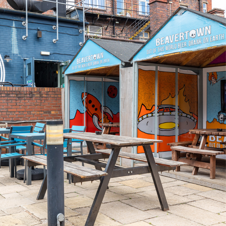 Outdoor Beer Garden in Birmingham Outdoor Beer Garden in Birmingham