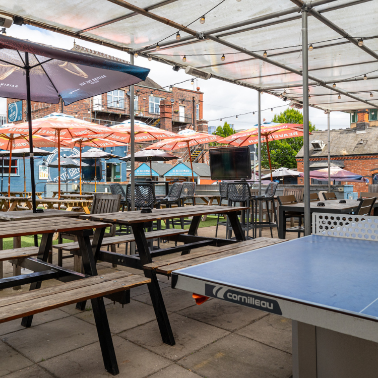 Outdoor Beer Garden in Birmingham Outdoor Beer Garden in Birmingham