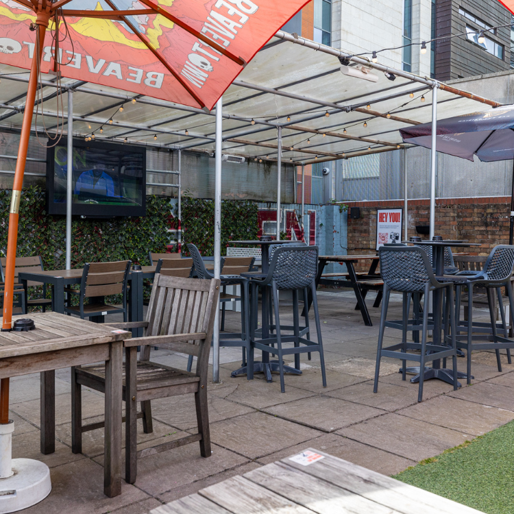 Outdoor Beer Garden in Birmingham Outdoor Beer Garden in Birmingham