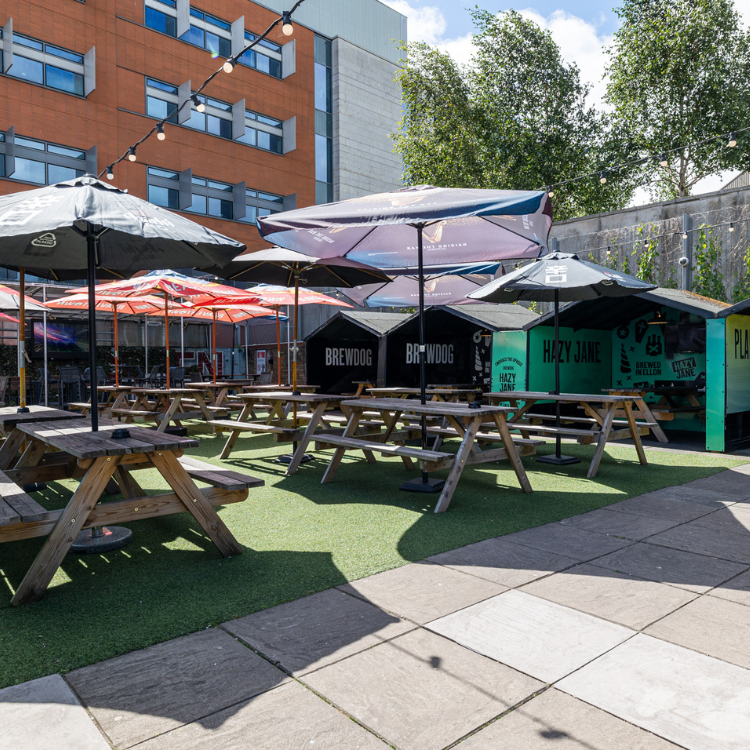 Outdoor Beer Garden in Birmingham Outdoor Beer Garden in Birmingham