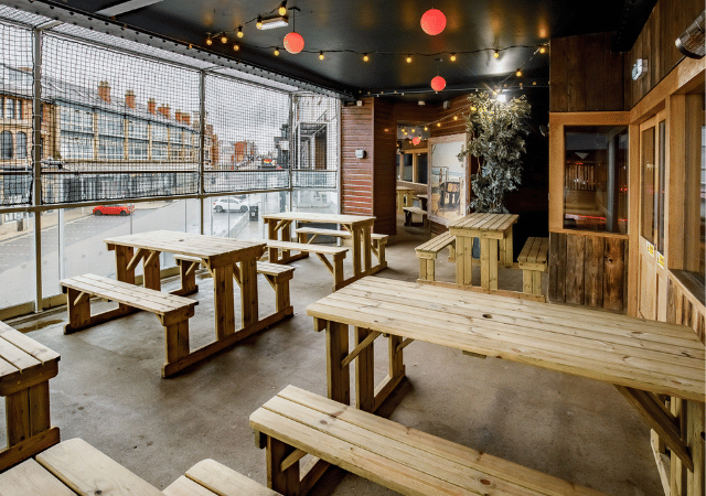 photo of beer garden at Walkabout Blackpool (d) photo of beer garden at Walkabout Blackpool (d)