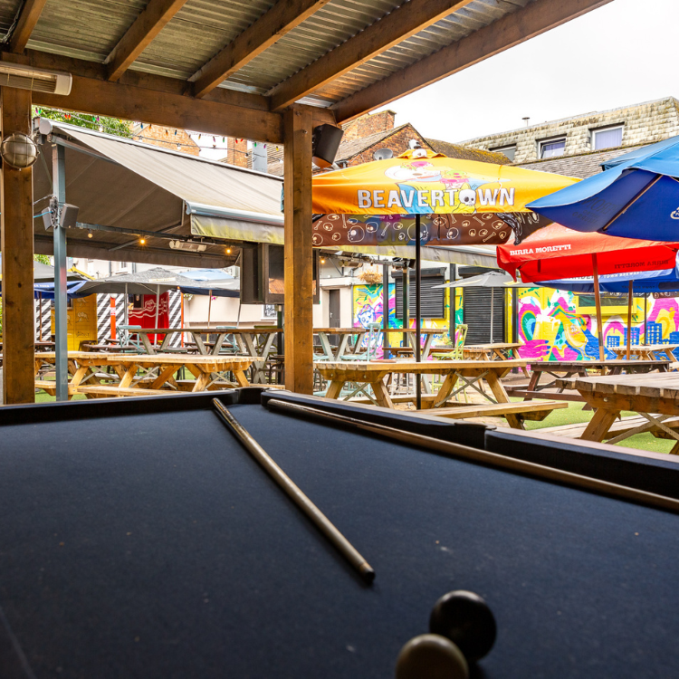 Outdoor Beer Garden in Bedford Outdoor Beer Garden in Bedford