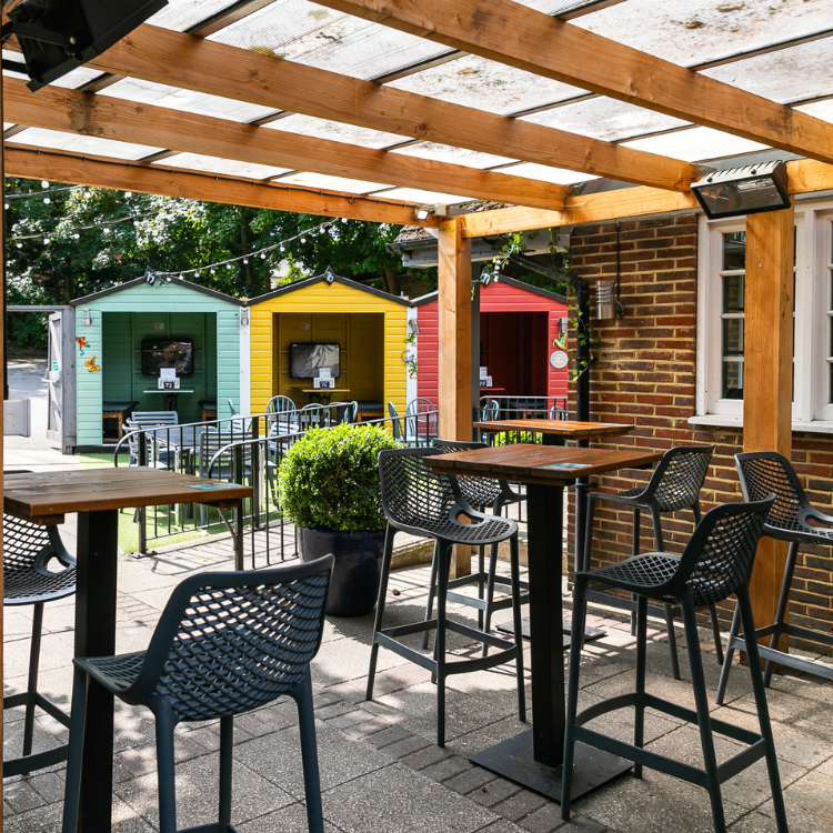 Outdoor Beer Garden in Sutton Outdoor Beer Garden in Sutton