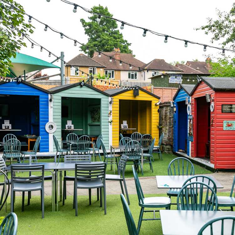 Outdoor Beer Garden in Sutton Outdoor Beer Garden in Sutton