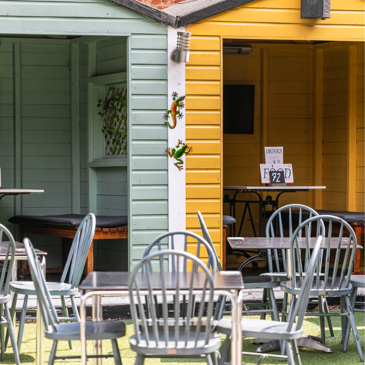 Outdoor Beer Garden in Sutton Outdoor Beer Garden in Sutton
