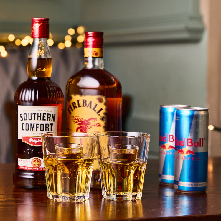 Spirits and red bull Spirits and red bull