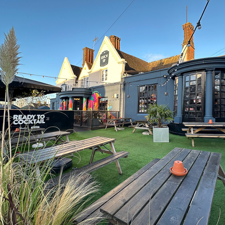 Beer Garden at The Station Tap Wokingham (d) Beer Garden at The Station Tap Wokingham (d)