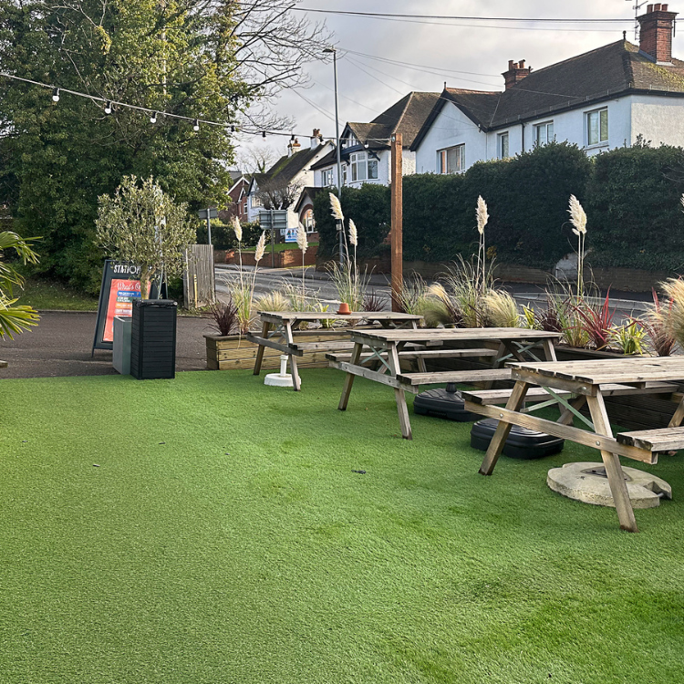 Beer Garden at The Station Tap Wokingham (d) Beer Garden at The Station Tap Wokingham (d)