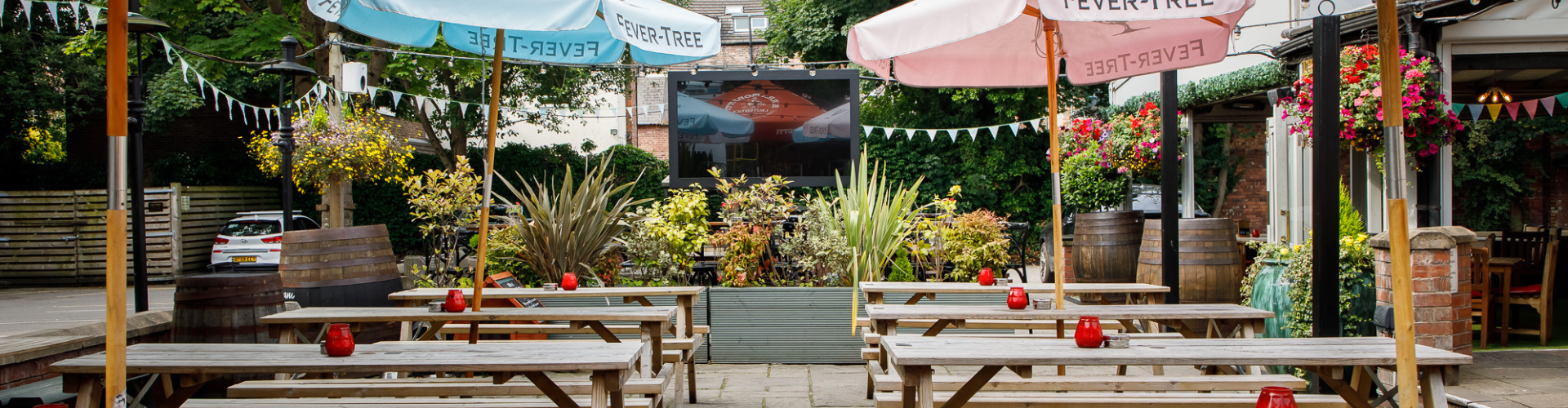 Beer garden at Metropolitan West Didsbury (d)