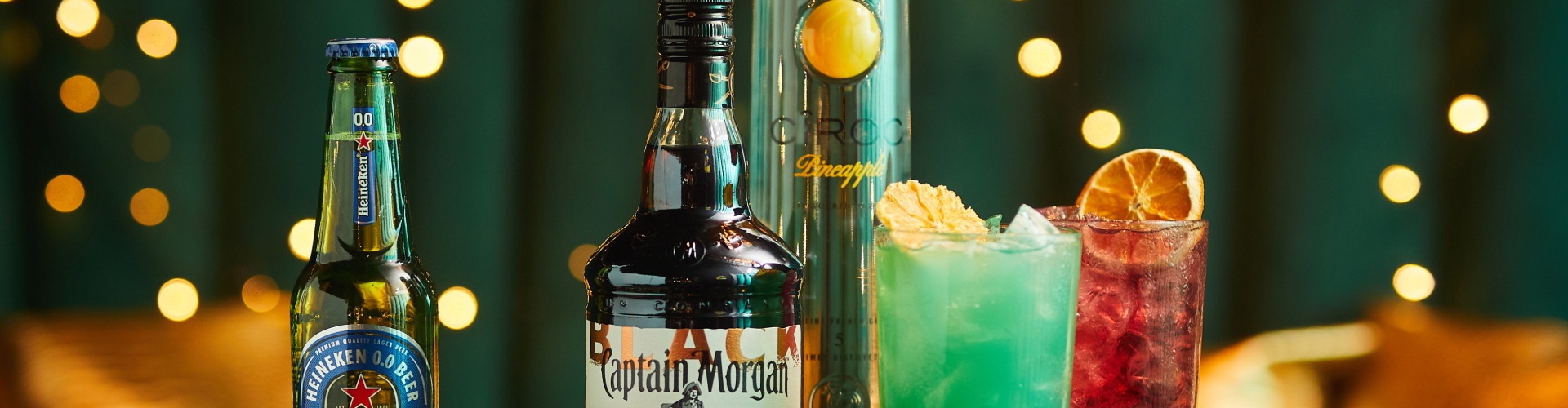 Line up of all our favourite festive drinks