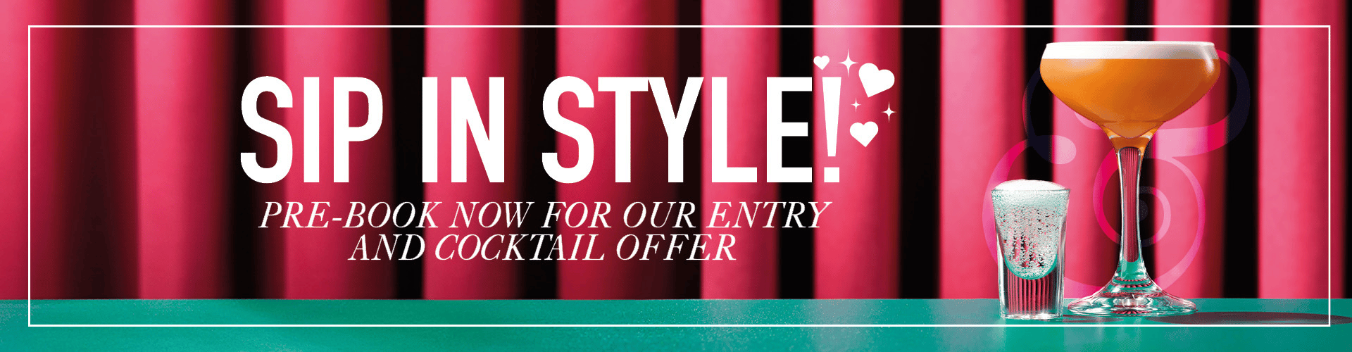 Entry and cocktail offer at Slug And Lettuce York Riverside (d) | 3rd May 2024