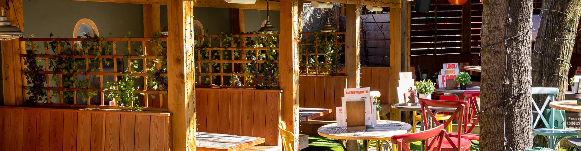 Beer Garden in London at Minories London (d)