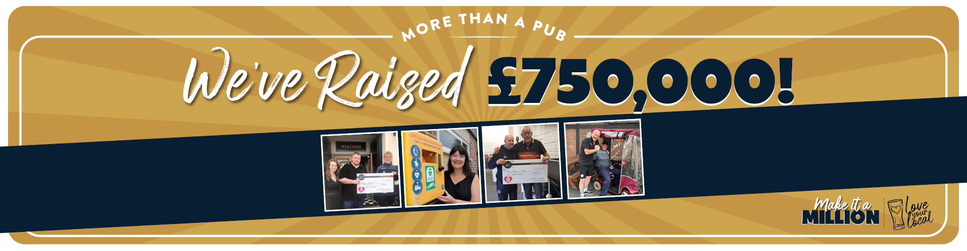 We've Raised 750K