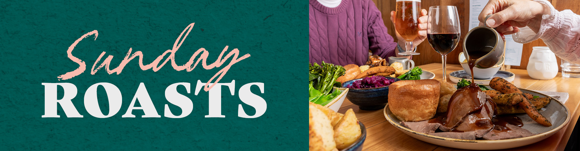 Sunday Roast at Two Brewers Marlow (d)